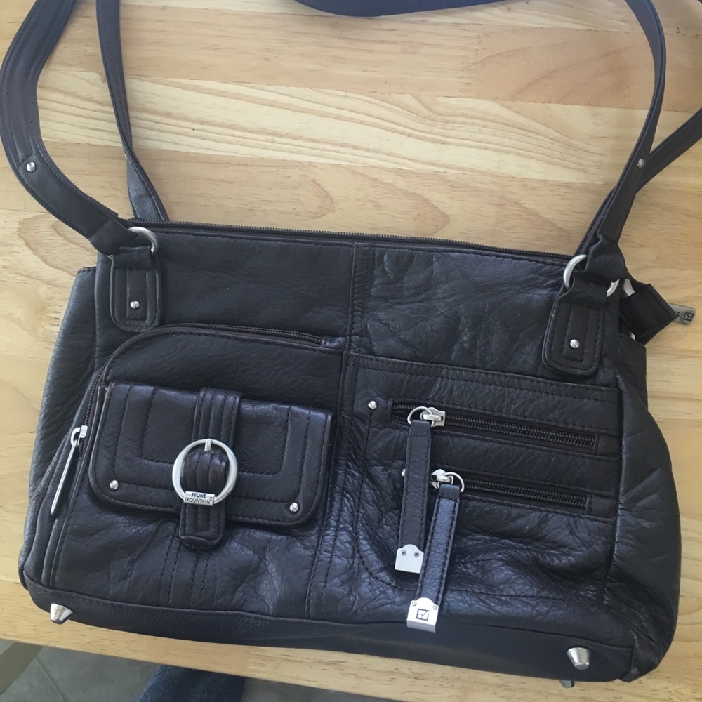 Stone Mountain leather handbag
